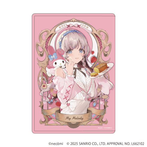 『necomi×サンリオキャラクターズ』キャラクリアケース05/マイメロディ(コラボイラスト)